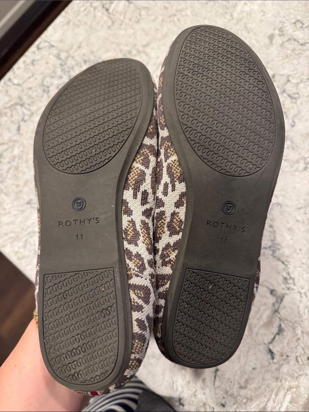 Leopard Rothys size 11 - Picture 2 of 4
